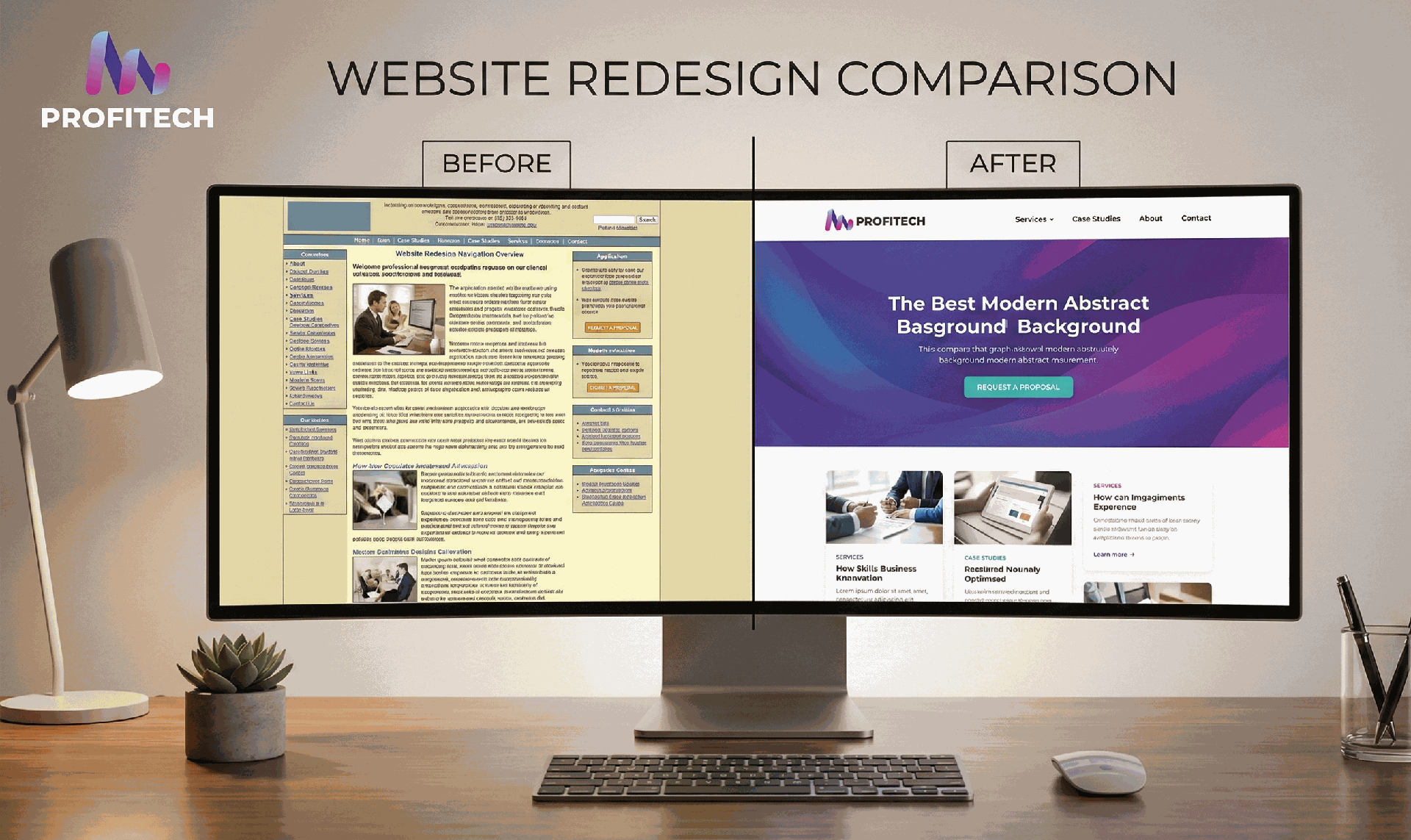 Köhnə vs modern sayt müqayisəsi